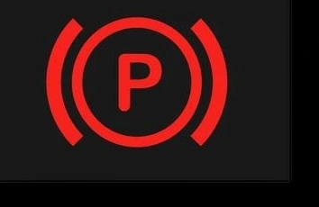Parkolófék műszerfali ikon
